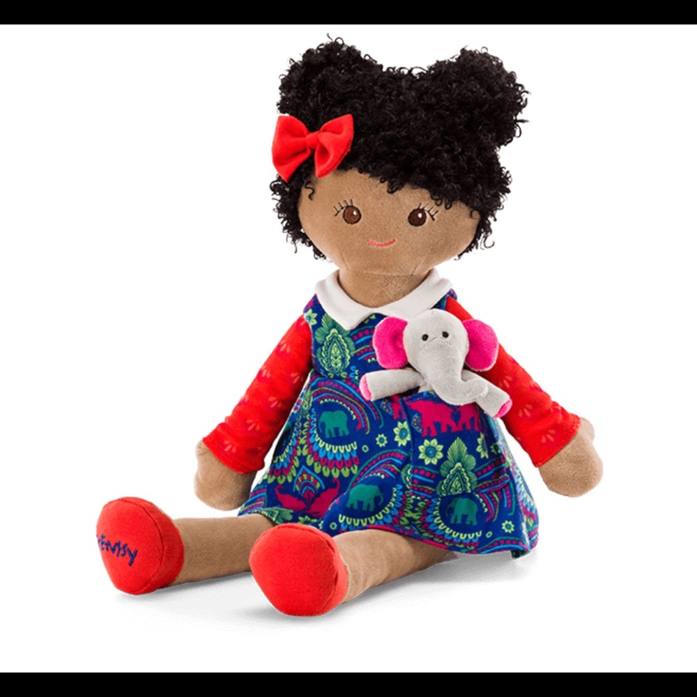 EMILY SCENTSY FRIEND DOLL& ELIZA THE ELEPHANT